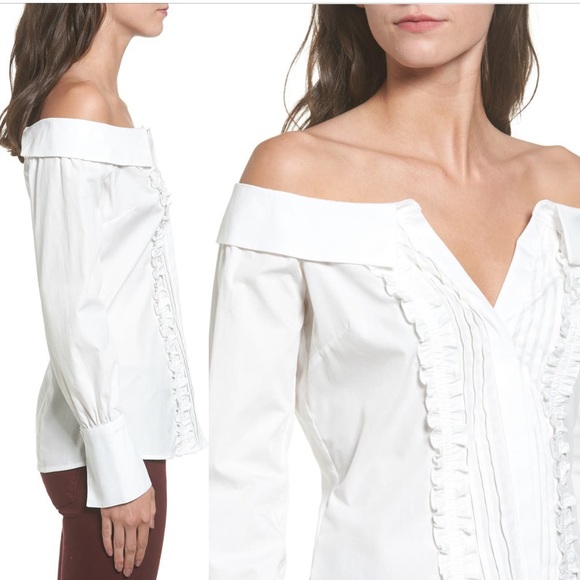 Socialite Ruffle Off The Shoulder Top - Picture 2 of 6